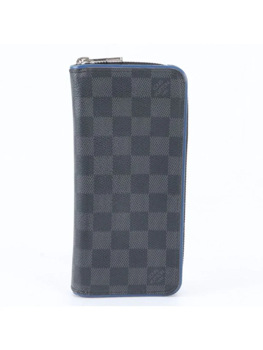 Louis Vuitton Damier Graphite Zippy Wallet Vertical Leather